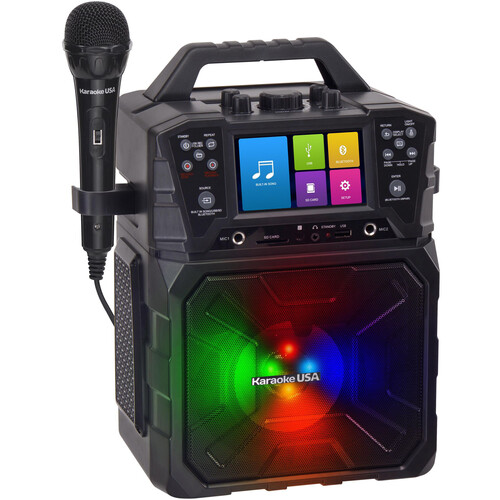 Karaoke USA SD520 Portable Karaoke and PA System with Touchscreen