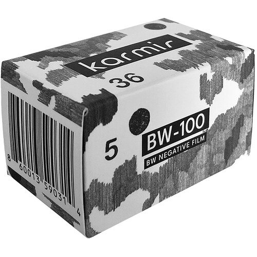 Karmir 100 Black and White Negative Film (35mm Roll Film, 36 Exposures)