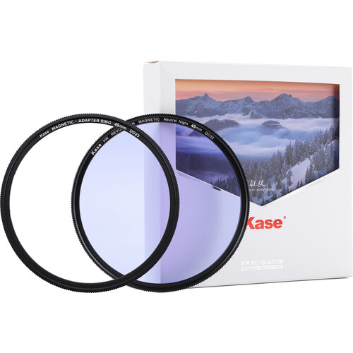 Kase KW Revolution Neutral Night Pollution Filter with Magnetic Adapter Ring (49mm)