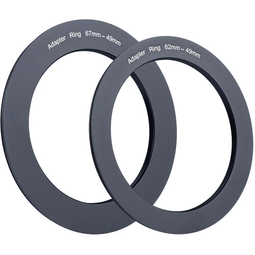 Kase Close-Up Lens Set with 62-49mm & 67-49mm Step-Down Rings (49mm)