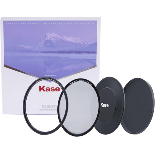 Kase Skyeye Magnetic Filter Starter Kit with MCUV, CPL, Front and Rear Caps (77mm)