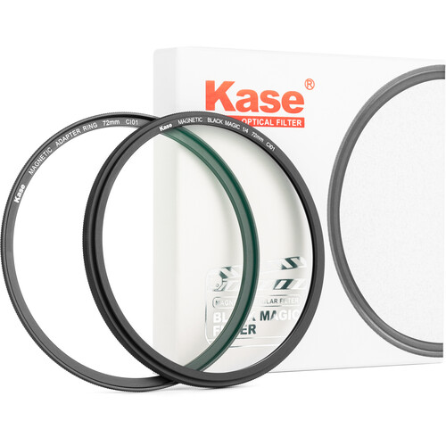 Kase 72mm Magnetic Black Magic 1/4 Filter with Magnetic Adapter Ring