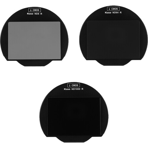 Kase 3-in-1 ND Set for Canon EOS R Camera Bodies (ND8/ND64/ND1000)