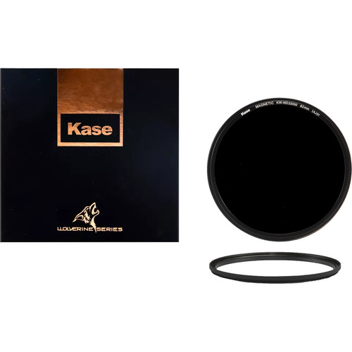 Kase Wolverine Magnetic Solid ND Filter with Lens Adapter Ring (82mm, 15-Stop)