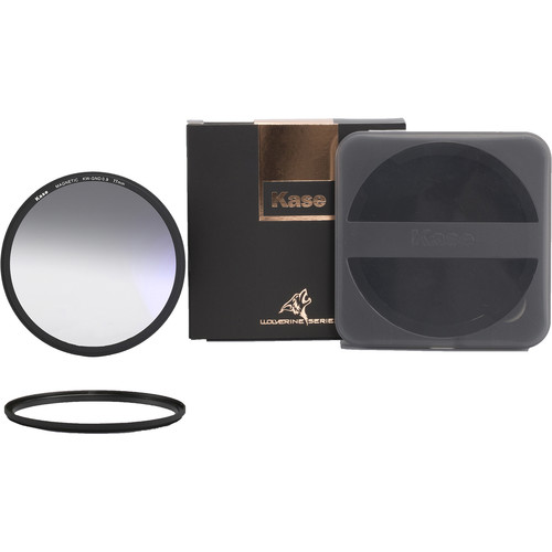 Kase Wolverine Magnetic Soft-Edge Graduated ND Filter with Lens Adapter Ring (77mm, 3-Stop)