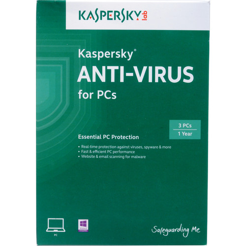 Kaspersky Anti-Virus 2014 (3 One Year User Licenses)