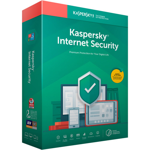 Kaspersky Internet Security 2019 (1 Device, 1-Year License, Key Card Code)