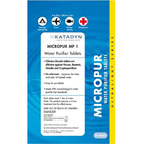 Katadyn Micropur Purification Tablets (20-Pack)
