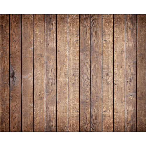 Kate Backdrop Dark Brown Wood Rubber Floor Mat (5 x 4')