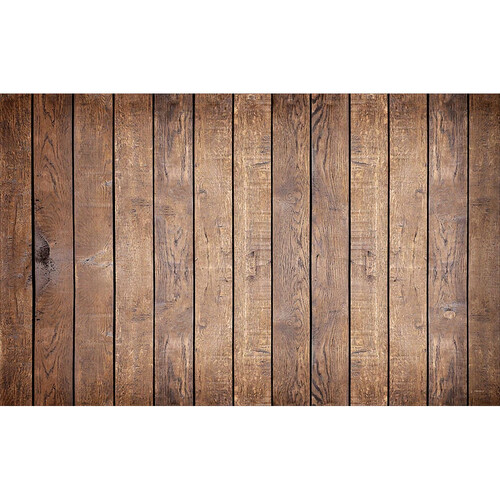 Kate Backdrop Dark Brown Wood Rubber Floor Mat (8 x 4.8')