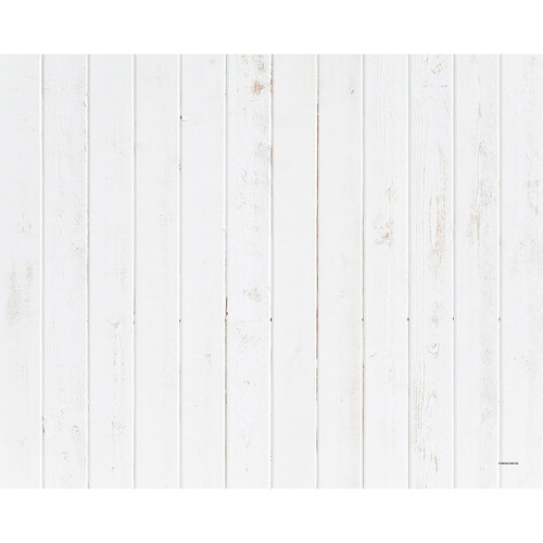 Kate Backdrop White Wood Rubber Floor Mat (5 x 4')