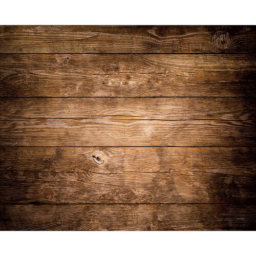 Kate Backdrop Dark Brown Wood Floor Rubber Floor Mat (5 x 4')