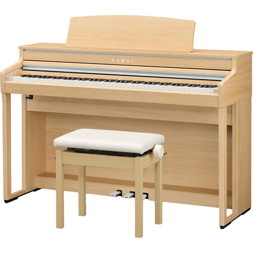 Kawai CA401 Digital Piano with Matching Bench (Light Oak)