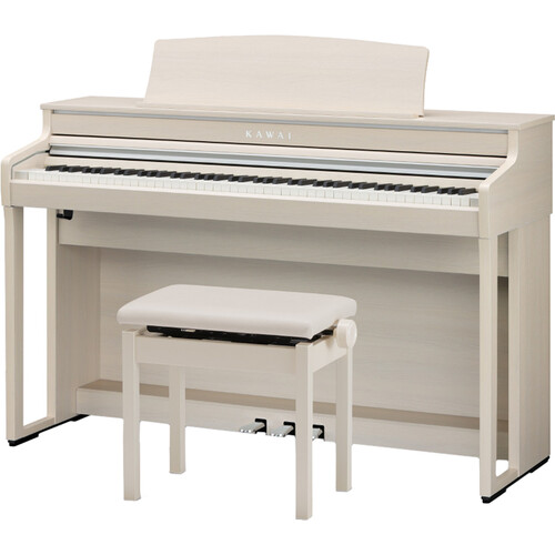 Kawai CA401 Digital Piano with Matching Bench (White Maple)