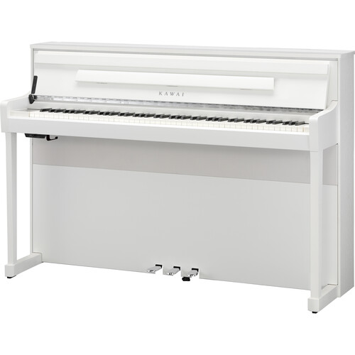 Kawai CA901 Console Digital Piano with Matching Bench (Premium Satin White)
