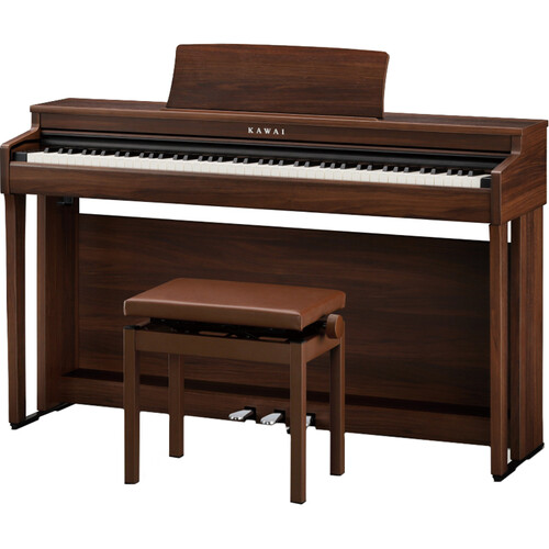 Kawai CN201 Digital Piano with Matching Bench (Mocha Walnut)