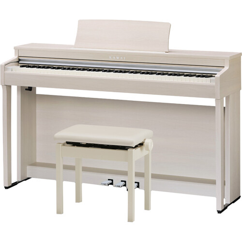 Kawai CN201 Digital Piano with Matching Bench (White Maple)