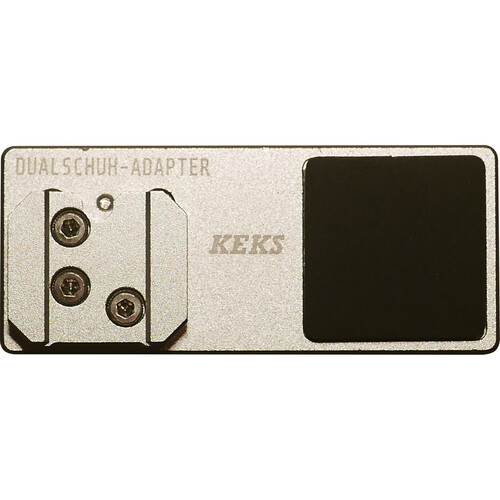 Keks Double Cold Shoe Adapter (Chrome)
