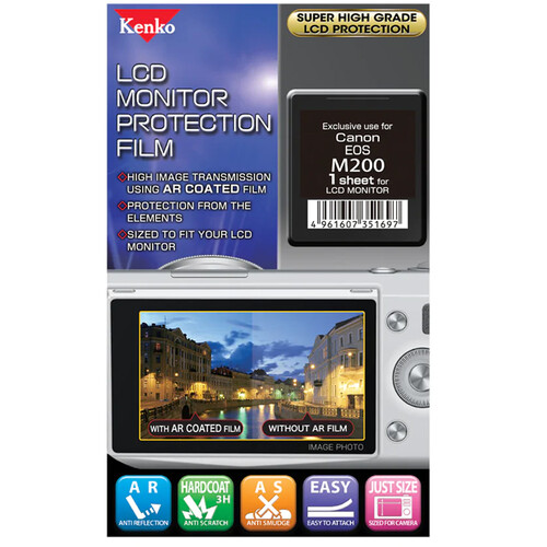 Kenko LCD Monitor Protection Film for the Canon EOS M200 Camera