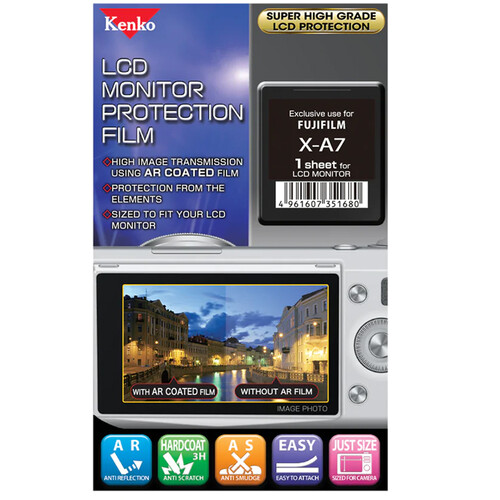 Kenko LCD Monitor Protection Film for the Fujifilm X-A7 Camera
