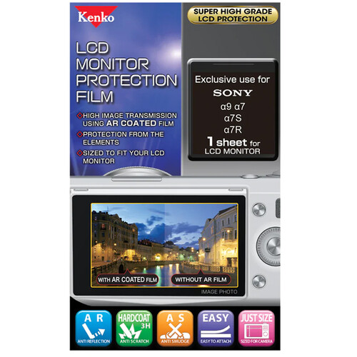 Kenko LCD Monitor Protection Film for the Sony a7R IV, a7 III, or a9 II Camera