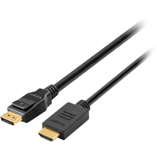 Kensington DisplayPort 1.2 Male to HDMI Male Cable (6')