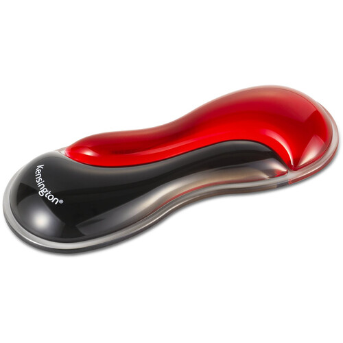 Kensington Slim Duo Gel Mouse and Trackball Wrist Rest (Red)