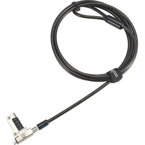 Kensington Slim N17 2.0 Combination Laptop Lock for Wedge Shaped Slots (Resettable)