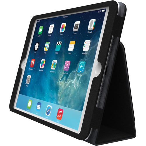 Kensington Comercio Soft Folio Case & Stand for iPad Air 1 and 2 (Dermal Black)