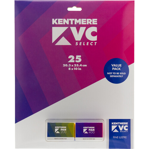 Kentmere Pan 200/400 Black and White Negative Film Value Pack (35mm Roll Film, 36 Exposures, 2-Pack)
