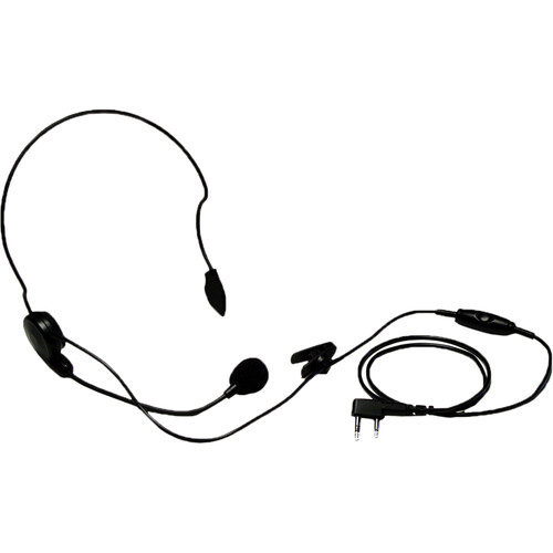 Kenwood KHS-22 Behind-the-Head Style Headset with Flexible Boom Mic / In-Line PTT