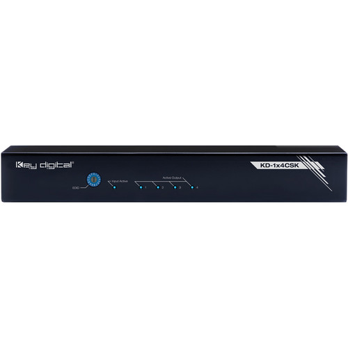 Key Digital 1 Input to 4 Outputs Ultra HD/4K HDMI Distribution Amplifier