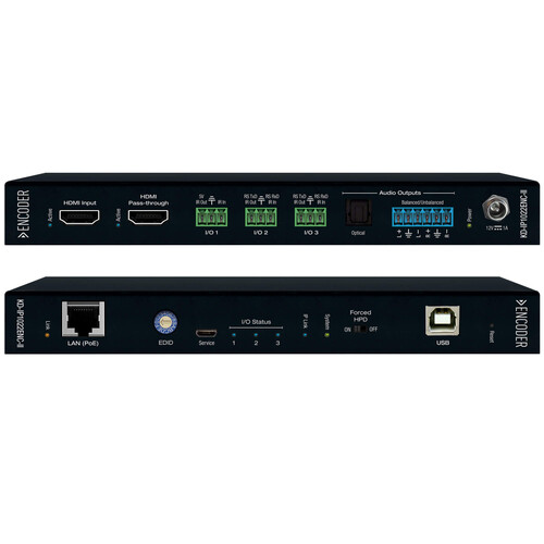 Key Digital KD-IP1022ENC-II 4K AV-over-IP Encoder with KVM/USB & Audio De-Embedding