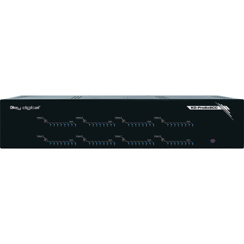 Key Digital KD-Pro8x8CC HDMI Matrix Switcher with HDBaseT