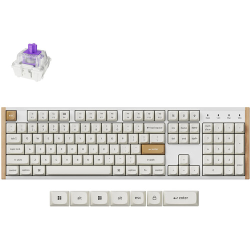 Keychron K10 HE Wireless Magnetic Switch Keyboard (Special Edition, White)