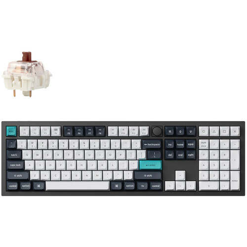 Keychron Q6 Max QMK Wireless Keyboard (Carbon Black) Q6M-M3 B&H