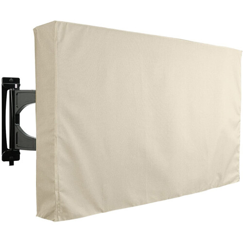 KHOMO GEAR Outdoor TV Cover for 60 to 65" Outdoor TVs (Beige)