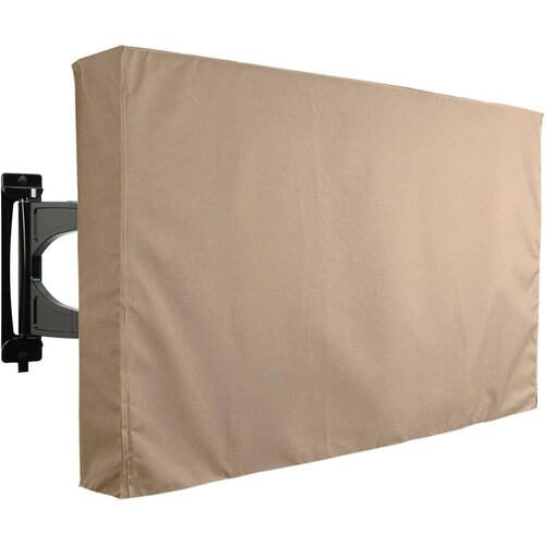 KHOMO GEAR Outdoor TV Cover for 60 to 65" Outdoor TVs (Brown)