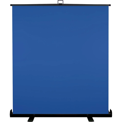 KHOMO GEAR Extra-Large Pull-Up Backdrop Screen (Chroma Blue, 62 x 77")