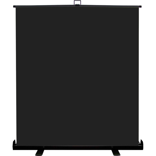 KHOMO GEAR Extra-Large Pull-Up Backdrop Screen (Black, 62 x 77")