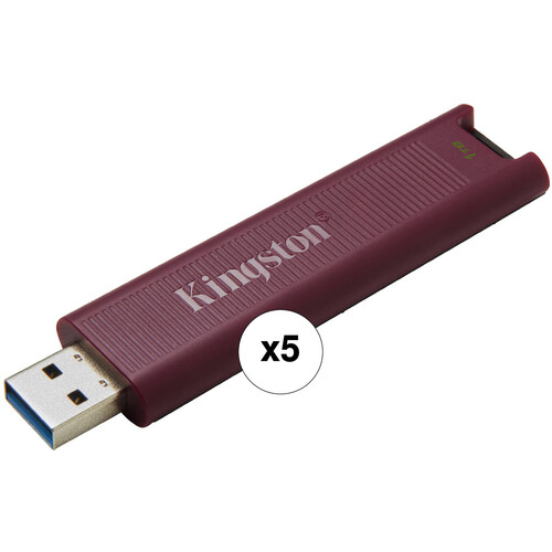 Kingston 1TB DataTraveler Max USB 3.2 Gen 2 Type-A Flash Drive (5-Pack)