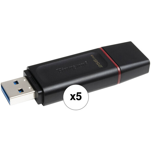 Kingston 256GB DataTraveler Exodia Flash Drive (5-Pack)