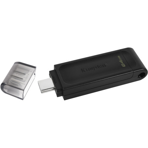 PENDRIVE KINGSTON 128GB USB-C 3.2 DT70 NEGRO