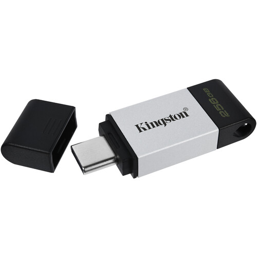 Kingston 256GB DataTraveler 80 USB 3.2 Gen 1 Type-C Flash Drive