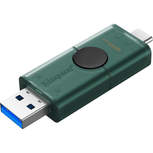 Kingston 128GB DataTraveler Duo USB 3.2 Gen 1 Flash Drive (USB-C / USB-A)
