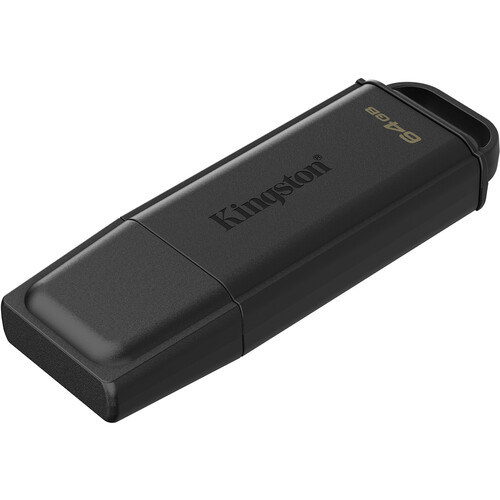Kingston 64GB DataTraveler Exodia USB-A Flash Drive (Timeless Black)