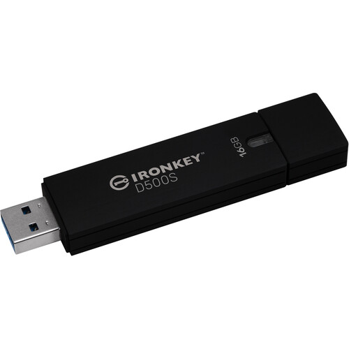 Kingston 16GB IronKey D500S Hardware-Encrypted USB Flash Drive
