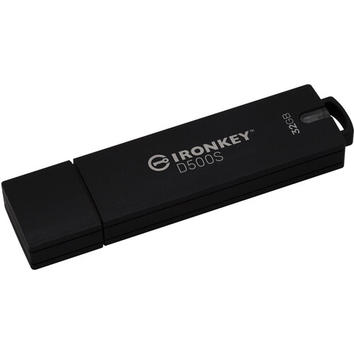 Kingston 32GB IronKey D500S Hardware-Encrypted USB Flash Drive