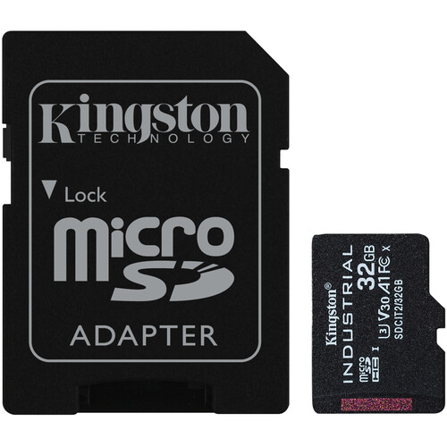 Kingston 32GB Industrial UHS-I microSDHC Memory Card SDCIT2/32GB