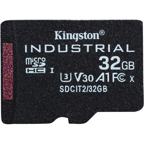 Kingston 32GB Industrial UHS-I microSDHC Memory Card